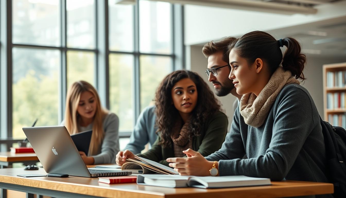 Students and educational resources in a modern learning environment